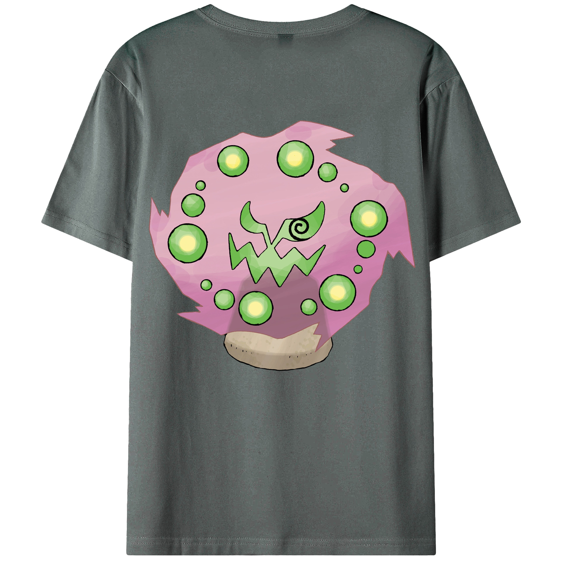 （画像用） ポケットモンスター Pokémon 綿100％ メンズ半袖Tシャツ（バックプリント） 通気性